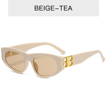 Carica l&#39;immagine nel visualizzatore di Gallery, LONSY Cat Eye Sunglasses Women Men  Brand Designer Retro Small Square Rectangle Sun Glasses Shades Female UV400
