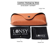 Load image into Gallery viewer, LONSY  Round Design Nature Crystal Buffalo Horn Sunglasses Women Vintage Eyeglasses Oculos Gafas Accessories