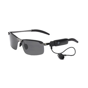 LONSY Men Sunglasses Polarized Pilot Driving Bluetooth Earphone Smart Glasses Outdoor Sport Headphone Stereo Music
