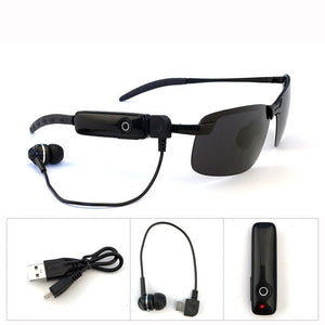 LONSY Men Sunglasses Polarized Pilot Driving Bluetooth Earphone Smart Glasses Outdoor Sport Headphone Stereo Music