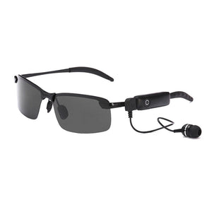LONSY Men Sunglasses Polarized Pilot Driving Bluetooth Earphone Smart Glasses Outdoor Sport Headphone Stereo Music