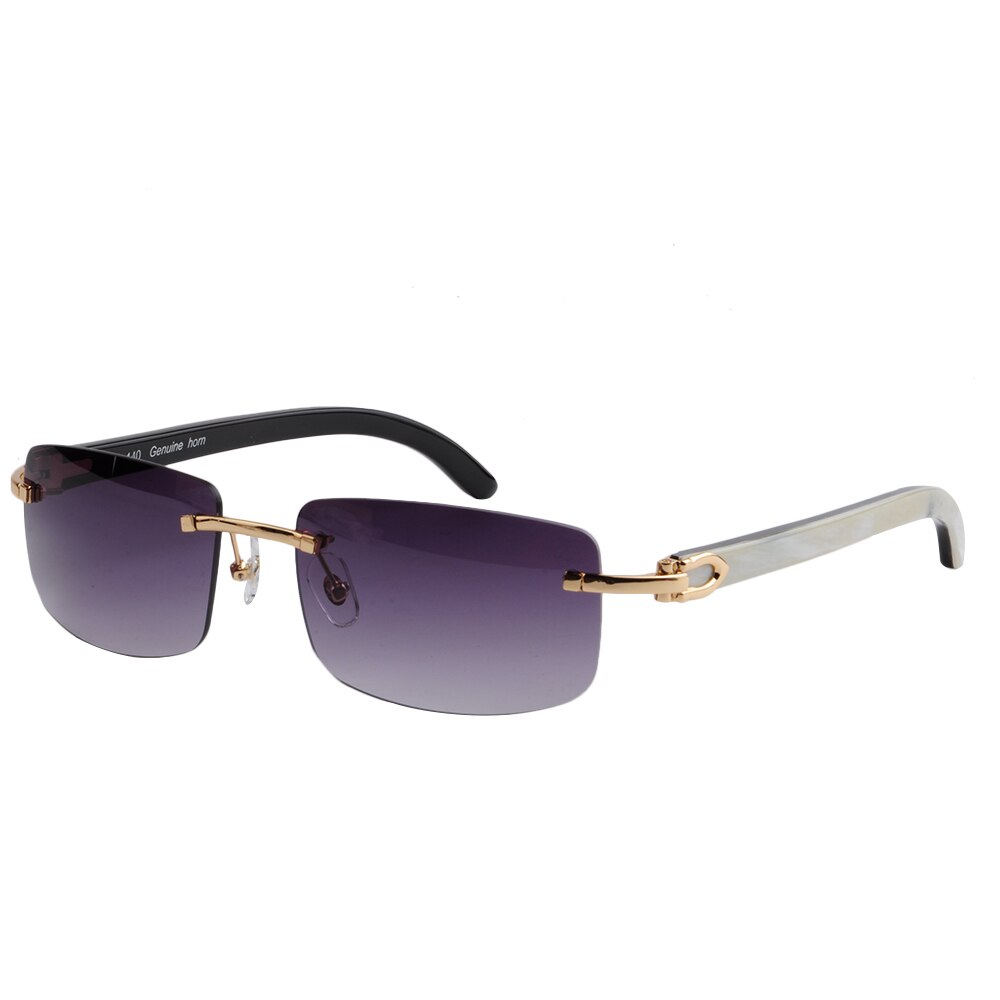 LONSY Original Buffalo Horn  Sunglasses with high transmittace CR39 Lens