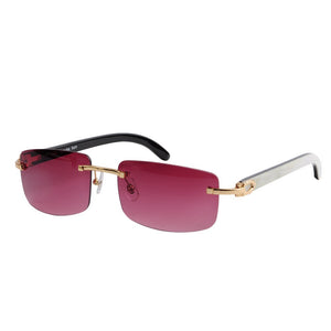 LONSY Original Buffalo Horn  Sunglasses with high transmittace CR39 Lens