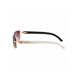 LONSY Original Buffalo Horn  Sunglasses with high transmittace CR39 Lens