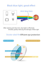 Load image into Gallery viewer, LOUISE STAR Titanium Fashion Anti-Blue Light Diamond Frameless Flat mirror Trend Carved Lens Elegant Female Prescription Glasses