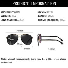 Load image into Gallery viewer, 【LPAILON】 Men's Polarized Sunglasses , Driving  and Night Vision Polarizing Glasses P8738