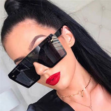 Load image into Gallery viewer, LS JOHN Oversized Women Sunglasses 2023 Brand Designer Big Frame Square Sunglasses Women UV400 Sun Glasses for Woman Eyewear