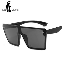 Load image into Gallery viewer, LS JOHN Oversized Women Sunglasses 2023 Brand Designer Big Frame Square Sunglasses Women UV400 Sun Glasses for Woman Eyewear