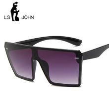 Load image into Gallery viewer, LS JOHN Oversized Women Sunglasses 2023 Brand Designer Big Frame Square Sunglasses Women UV400 Sun Glasses for Woman Eyewear