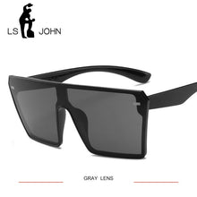 Load image into Gallery viewer, LS JOHN Oversized Women Sunglasses 2023 Brand Designer Big Frame Square Sunglasses Women UV400 Sun Glasses for Woman Eyewear