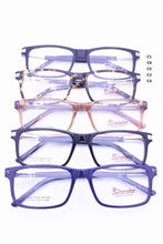 Load image into Gallery viewer, LT045 full-rim high classic flexible spring hinge unisex square acetate conbination optical frames