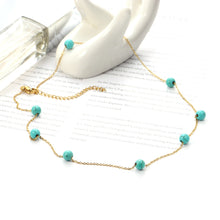 Carica l&#39;immagine nel visualizzatore di Gallery, LUXUKISSKIDS 2020 New (45+5cm) Gold Pendants Link Chain Choker Necklace Women Jewelry Stainless Steel Babygirl Necklaces Set