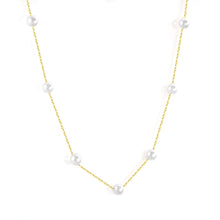 Carica l&#39;immagine nel visualizzatore di Gallery, LUXUKISSKIDS Gold Fake Pearl 6mm Pendant Link Chain 2020 Choker Necklace Women Jewelry Stainless Steel Babygirl Necklaces Set