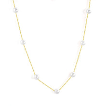 Carica l&#39;immagine nel visualizzatore di Gallery, LUXUKISSKIDS Gold Fake Pearl 6mm Pendant Link Chain 2020 Choker Necklace Women Jewelry Stainless Steel Babygirl Necklaces Set