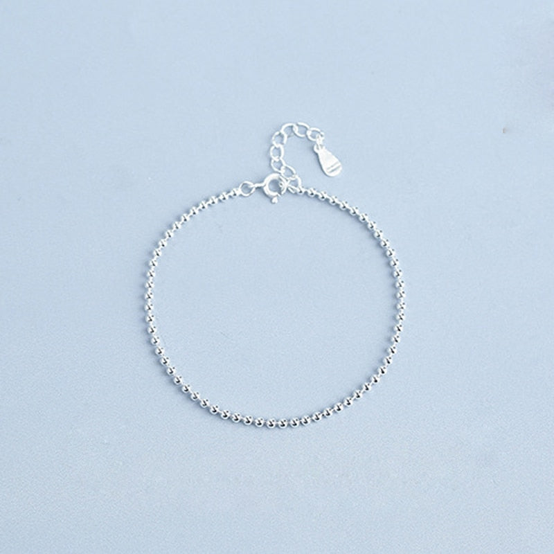 LVB18 for NLNL send with bag 925 silver trendy style single chian can adjustable size for women