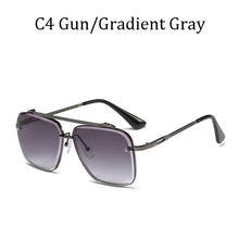 Load image into Gallery viewer, LVVKEE 2022  classic  design mach six style gradient lens sunglasses men's vintage design brand Sun Glasses UV400