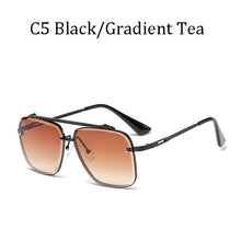 Load image into Gallery viewer, LVVKEE 2022  classic  design mach six style gradient lens sunglasses men's vintage design brand Sun Glasses UV400