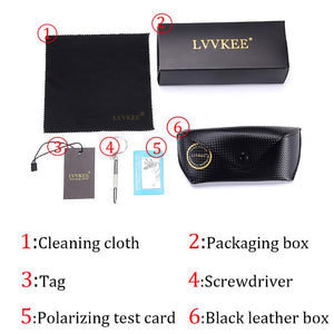 LVVKEE Brand Designer Driving Sun Glasses Polarized Mens Sunglasses For Male Eyewear Accessories shades oculos de sol masculino