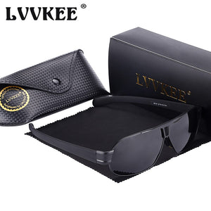 LVVKEE Brand Designer Driving Sun Glasses Polarized Mens Sunglasses For Male Eyewear Accessories shades oculos de sol masculino