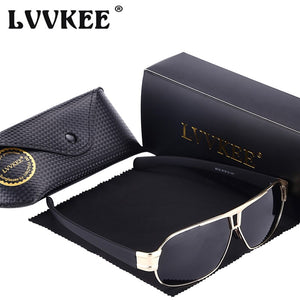 LVVKEE Brand Designer Driving Sun Glasses Polarized Mens Sunglasses For Male Eyewear Accessories shades oculos de sol masculino