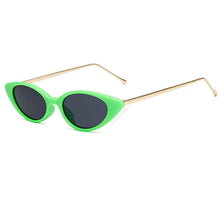 Carica l&#39;immagine nel visualizzatore di Gallery, Occhiali da sole Cat Eye da donna Occhiali da sole da donna di marca Designer Fashion Occhiali da sole con montatura piccola per tendenza femminile Glasees UV400 O5 