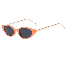 Carica l&#39;immagine nel visualizzatore di Gallery, Occhiali da sole Cat Eye da donna Occhiali da sole da donna di marca Designer Fashion Occhiali da sole con montatura piccola per tendenza femminile Glasees UV400 O5 