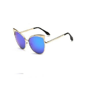 Ladies Cat Eye Sunglasses Women Sun glasses Alloy Frame UV400 Protection Brand Designer Retro Cat eye Glasses