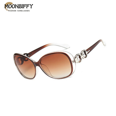 Ladies Classic Sunglasses Crystal Texture Sun Glasses Gradient Lens Retro Eyewear Outdoor Sunglasses UV400 Oculos Sol Feminino