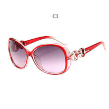 Load image into Gallery viewer, Ladies Classic Sunglasses Crystal Texture Sun Glasses Gradient Lens Retro Eyewear Outdoor Sunglasses UV400 Oculos Sol Feminino