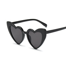 Load image into Gallery viewer, Ladies Heart Shaped Sunglasses Plastic Women Brand Designer Rimless LOVE Clear Ocean Lenses Sun Glasses Oculos