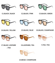 Load image into Gallery viewer, Ladies  Designer Glasses lunette De Soleil Femme 2023 Uv400 Summer Essentials Square Gradient Sunglasses Unisex