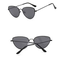 Carica l&#39;immagine nel visualizzatore di Gallery, Ladies Metal Cat Eye Sunglasses Trendy Personality Ocean Film Sunglasses Gafas De Sol Cat Eye Para Mujer