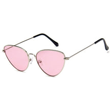 Carica l&#39;immagine nel visualizzatore di Gallery, Ladies Metal Cat Eye Sunglasses Trendy Personality Ocean Film Sunglasses Gafas De Sol Cat Eye Para Mujer