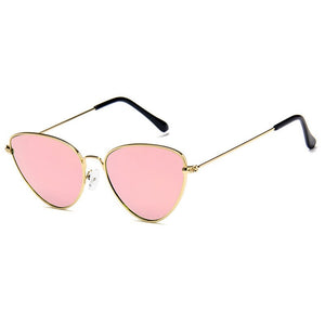 Ladies Metal Cat Eye Sunglasses Trendy Personality Ocean Film Sunglasses Gafas De Sol Cat Eye Para Mujer