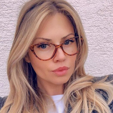 Ladies Optical Eyeglasses  Female Stylish Frame Spectacles for Women Prescription Eyewear Glasses Frame Cat-Eye Style