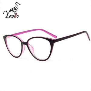 Ladies Optical Eyeglasses  Female Stylish Frame Spectacles for Women Prescription Eyewear Glasses Frame Cat-Eye Style