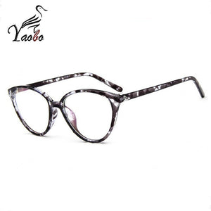 Ladies Optical Eyeglasses  Female Stylish Frame Spectacles for Women Prescription Eyewear Glasses Frame Cat-Eye Style