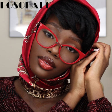 Ladies Optical Sexy Cat Eye Glasses Frames Women Brand Designer Eyeglasses Clear Lens Eyewear UV400