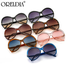 Load image into Gallery viewer, Ladies Oversized Round Cat Eye Sunglasses Ladies 2023 Retro Gradient Sunglasses Men And Women T-Shaped Big Frame Sunglasses