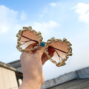 Ladies Retro Sunglasses Big Brand Designer Uv400 Glasses Female Gradient Black Shadow  Glasses