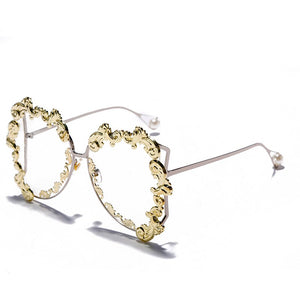 Ladies Retro Sunglasses Big Brand Designer Uv400 Glasses Female Gradient Black Shadow  Glasses