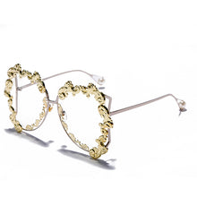 Load image into Gallery viewer, Ladies Retro Sunglasses Big Brand Designer Uv400 Glasses Female Gradient Black Shadow  Glasses