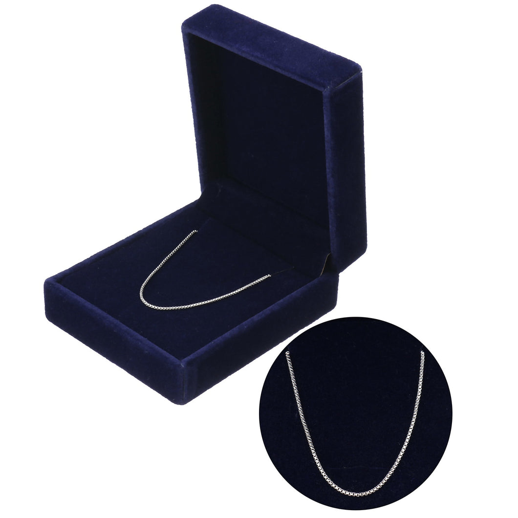 Ladies Sterling Silver 925 Chain mental necklace with packing box women girl gift Jewelry