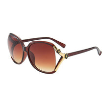 Load image into Gallery viewer, Ladies Sunglasses Big Frame Dot Paint Hollow Rose Sunglasses Trend All-Match Classic Travel Glasses UV400 Oчки Mодные