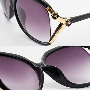 Ladies Sunglasses Big Frame Dot Paint Hollow Rose Sunglasses Trend All-Match Classic Travel Glasses UV400 Oчки Mодные