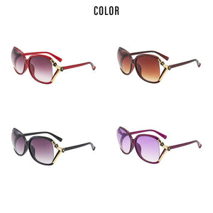 Ladies Sunglasses Big Frame Dot Paint Hollow Rose Sunglasses Trend All-Match Classic Travel Glasses UV400 Oчки Mодные