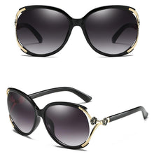 Load image into Gallery viewer, Ladies Sunglasses Big Frame Dot Paint Hollow Rose Sunglasses Trend All-Match Classic Travel Glasses UV400 Oчки Mодные