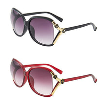 Load image into Gallery viewer, Ladies Sunglasses Big Frame Dot Paint Hollow Rose Sunglasses Trend All-Match Classic Travel Glasses UV400 Oчки Mодные