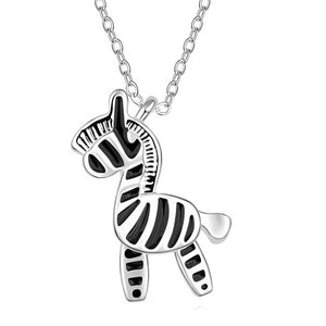 Ladies Temperament Charming Zebra Pendant Necklaces Collares Female Animal Jewelry Accessories Gift Sale New Bisuteria
