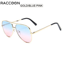 Carica l'immagine nel visualizzatore di Gallery, Occhiali da sole da donna alla moda classici in metallo per l'aviazione da guida in lega da donna UV400 occhiali da sole da uomo con lenti sfumate tonalità pilota 